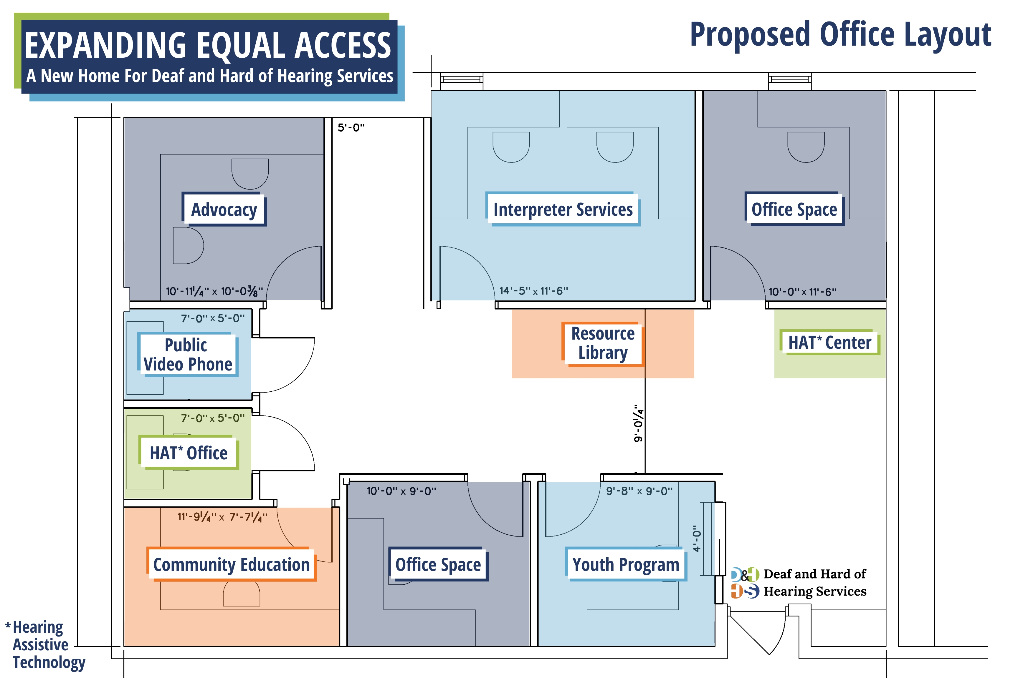 Image of proposed office layout