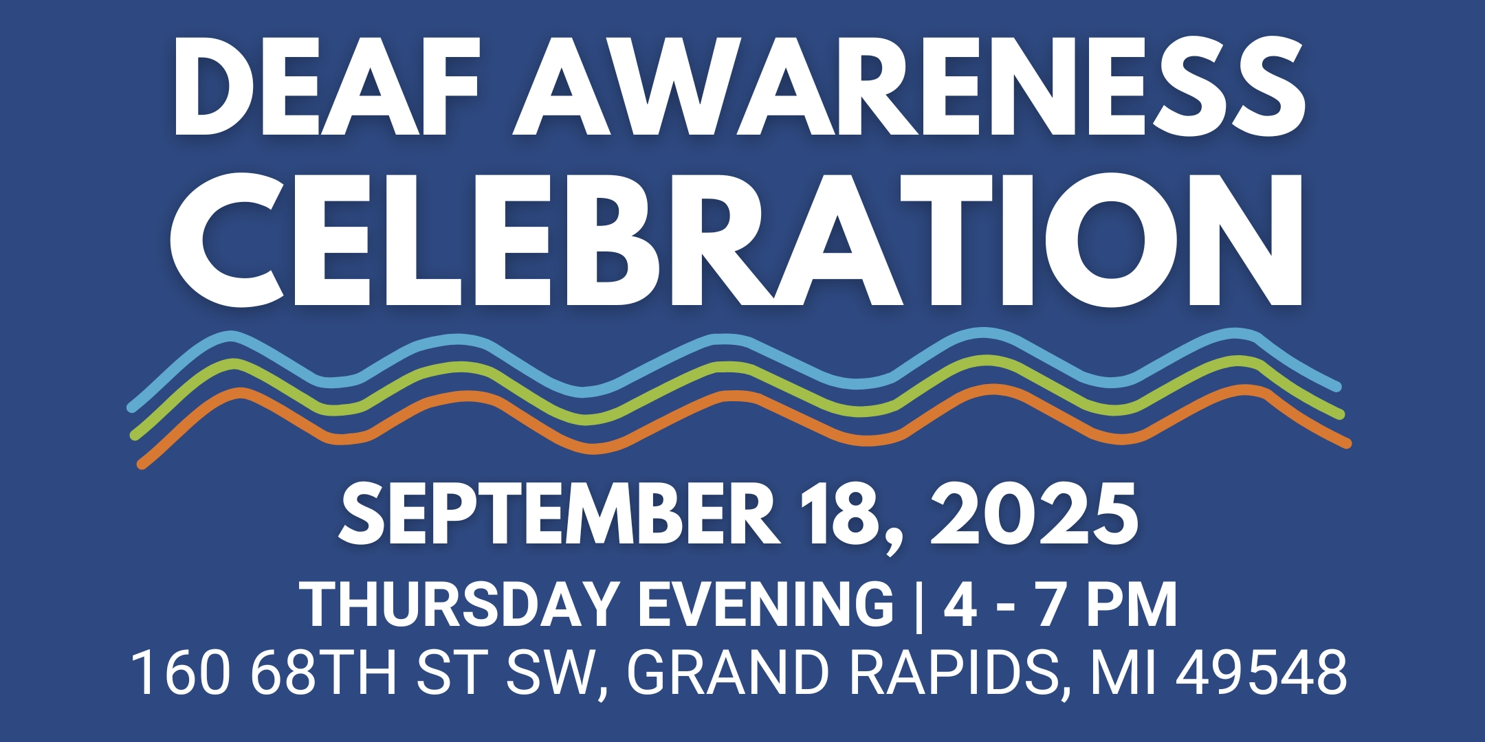 deaf Awareness Celebration Banner