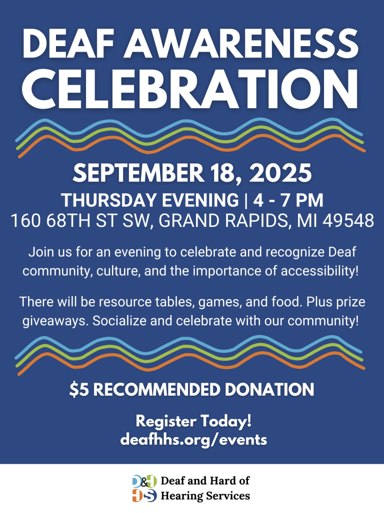 Deaf Awareness Celebration flyer