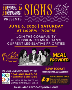 Signs at the Table Flyer